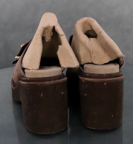 APL Sandali donna con zeppa Rag & Bone estivi $325 taglia EU 39 5 US 9 5 scamosciati marroni