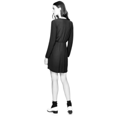 chinese dress ladies Aritzia Wilfred Long Sleeve Knit Sweater Dress Taupe Brown – Mkare Commerce main image 1