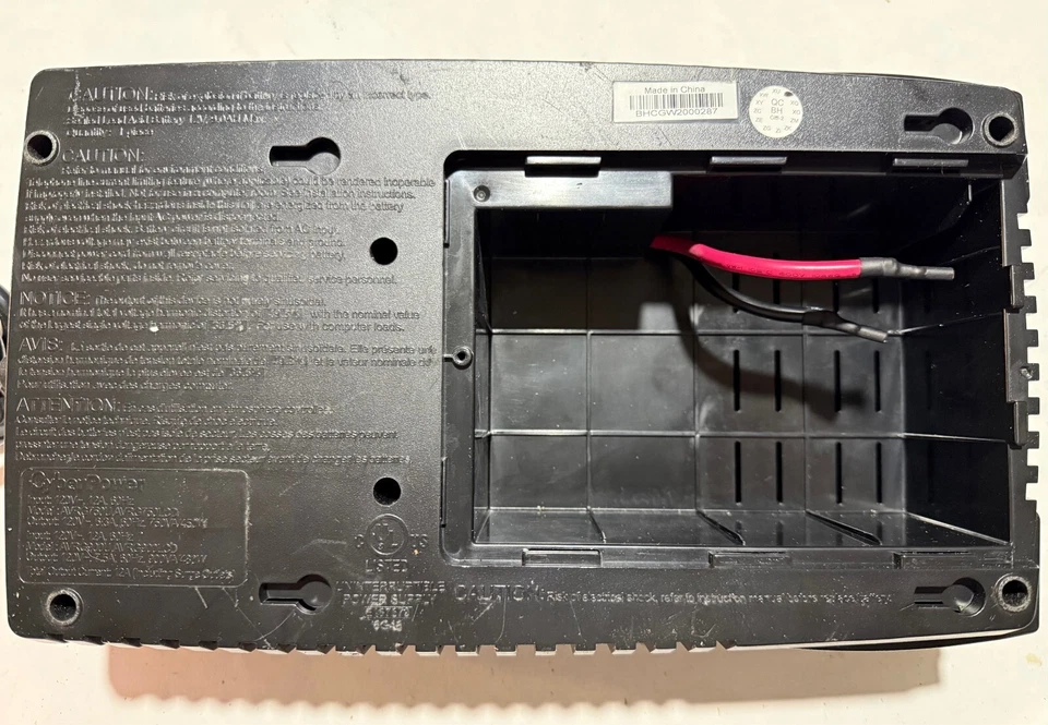 CyberPower AVRG900U AVR UPS System, 900VA/480W, Black - NO BATTERY - Image 2 of 4