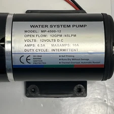 NovelBee 12V Marine Macerator Pump MP-4500-12 RV Boat Waste Pump 45LPM 6.5A New