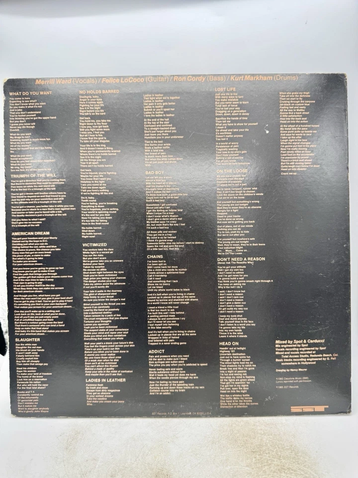 Overkill - Triumph Of The Will 12" Vinyl 1985 US Rock NM - Image 2 of 4