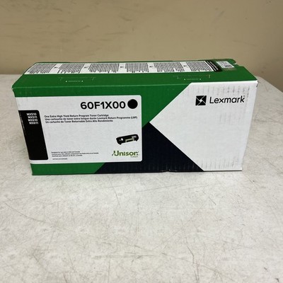 Lexmark 60F1X00 Extra High Yield Black Toner Cartridge New Sealed In Box