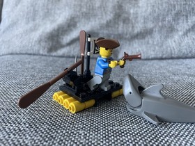 Vintage Lego Pirates Set 6234 Renegade's Raft 100% complete