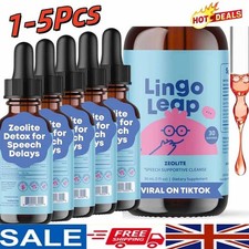 Lingo Leap Children's Drops - Zeolite Detox for Speech Delays Therapy 30ml 1oz