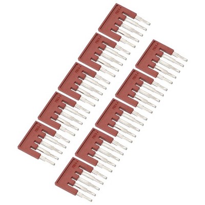 10Pcs FBS5-4 DIN Rail Terminal Block Press-Fit Jumpers for ST-1.5 Series
