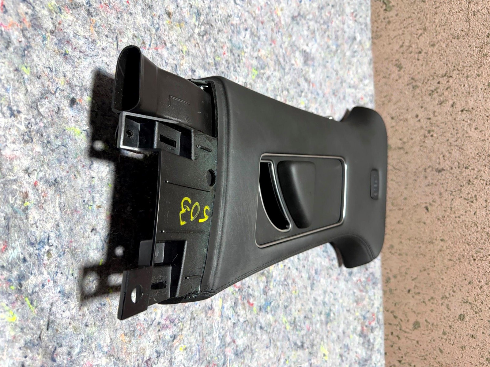 06-12 BENTLEY CONTINENTAL FLYING SPUR DRIVER SIDE B PILLAR COVER TRIM 3W5867285D
