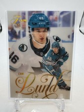 2025-26 Upper Deck Flair Hockey Cam Lund #177 (RC) San Jose Sharks