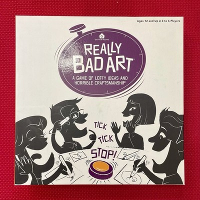 *COMPLETE* Really Bad Art Board Game Lofty Ideas Gather Round 2016 Wonder Forge