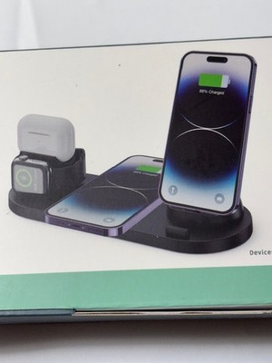 Source Electronics 6-in-1 Wireless Charging Station Black SE-413-BK