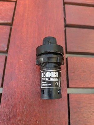 CM22-R10K Potentiometer 22mm CM22 -25-70°C Ø22,5mm IP65 10kΩ COBI ELECTRONIC