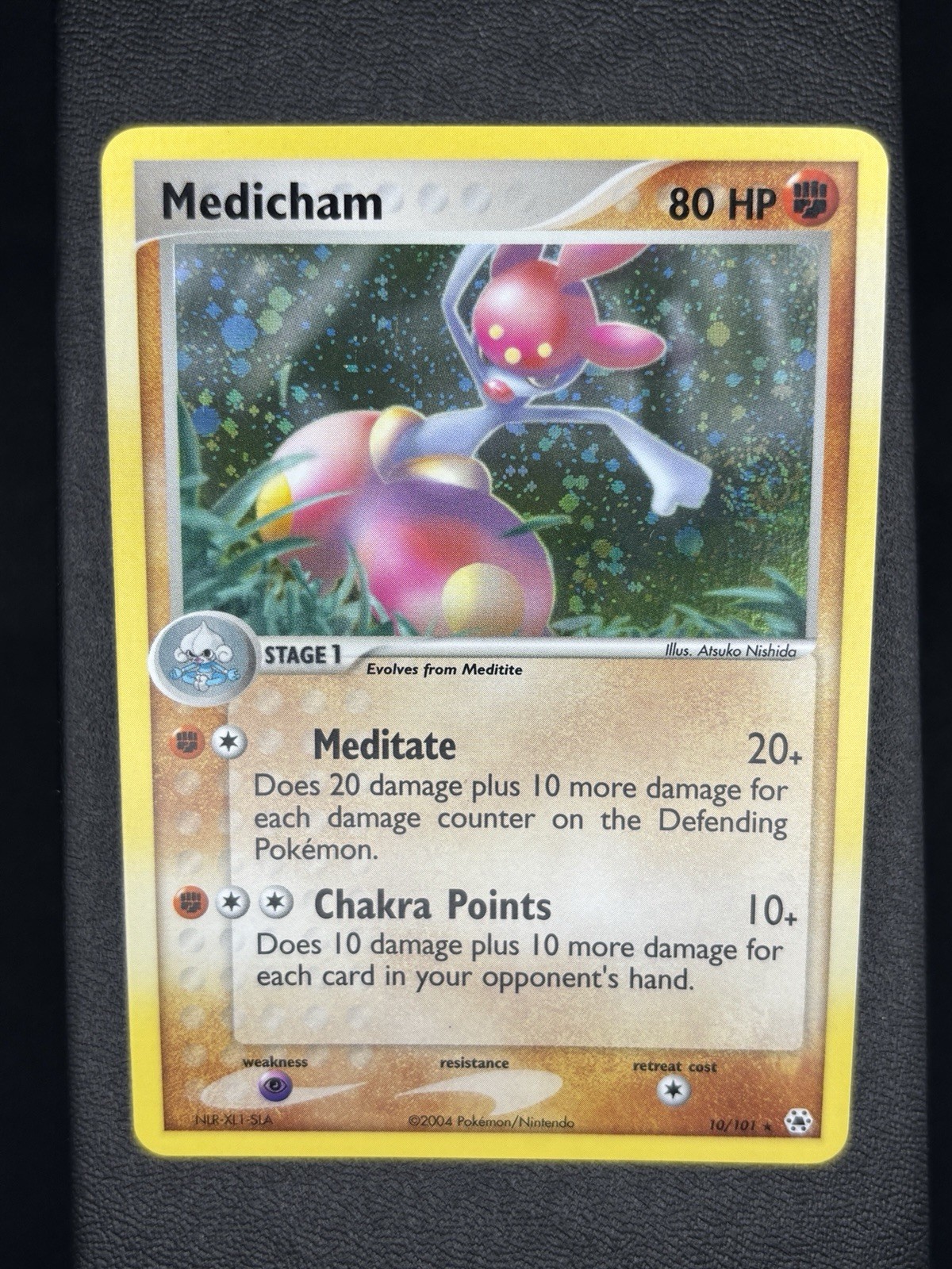 Medicham 10/101 EX Hidden Legends Holo Rare Pokémon TCG Mint