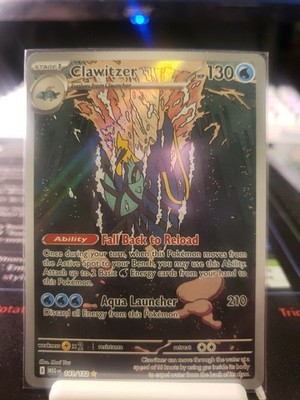 Pokémon TCG Clawitzer 141/132 Mega Evolution Illustration Rare MINT/Near Mint
