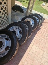 22570r19.5 Commercial Truck Tires With Rims Hankook Smart Flex Set Of 6 22570r19.5 Commercial Truck Tires With Rims Hankook Smart Flex Set Of 6