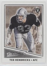 2017 Panini Classics Legends Red Back 249/299 Ted Hendricks #188 HOF 1md