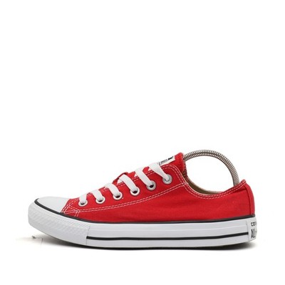 Converse Damen Chuck Taylor Low Top Schuhe Rot Canvas All Star Sneaker EU 36,5