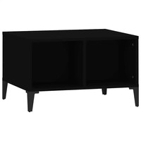 Couchtisch Schwarz 60X50X36,5 Cm Holzwerkstoff