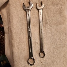 Lot Of 2 Bonney Combination Wrenches 1122  W1167 Whitworth - Used