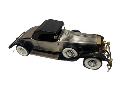 Vintage 1931 Rolls Royce Phantom II AM Radio Car Silver  Brass Collectible Rare
