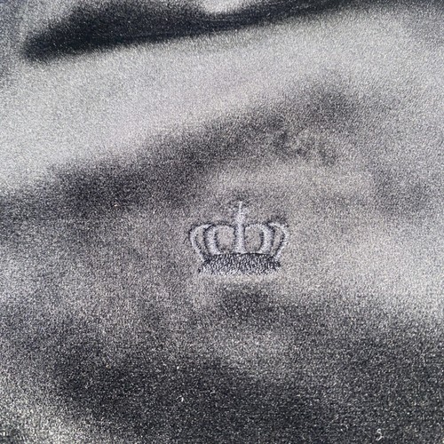 Juicy Couture Damen Y2k Velour Trainingsjacke Gr. XS schwarz Reißverschluss ohne Kapuze Pailletten - Bild 7 von 8