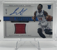 Panini National Treasures Jerami Grant Rookie Auto Patch #AA-JG /49 76ers