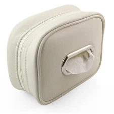 Car Tissue Holder, Tissue Box Cover Keep Car Tidy, Premium PU Leather Backsea...