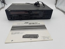 JVC KD-V6 Vintage Stereo Cassette Tape Deck OEM Manual- Powers On