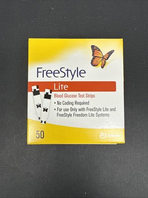 Freestyle Lite Blood Glucose Diabetic Test Strips