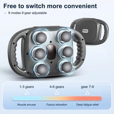 Deep Tissue Muscle Massage Gun 6 Head Speed Percussion Massager Vibrating Relax