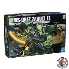 Bandai HGUC 1/144 MS-06FZ Zaku II FZ Gundam 0080 Model Kit New