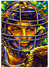 CARLTON FISK * Boston Red Sox * BASEBALL * Novelty Art Card * ATC ACEO