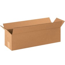 Aviditi 2266 Long Corrugated Cardboard Box 22 L x 6 W x 6 H, Kraft, for