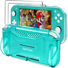 Protective TPU Case for Nintendo Switch Lite 2019 with 2 Pack Tempered Glass ...