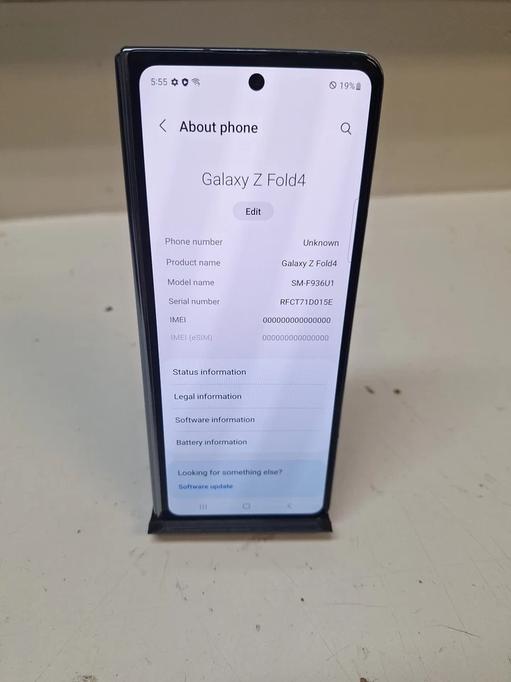 Samsung Galaxy Fold 4 SM-F936U1 For Parts or Repair 256GB READ - Image 2 of 4