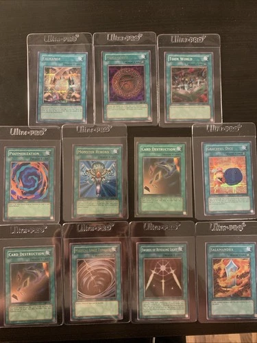 Yu-Gi-Oh! Lot Of 11 Magic Card Holo Rare Cards