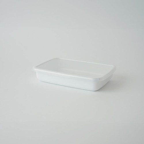 Noda Horo Contenitore Smalto Rettangolare Basso S 0,8L con Coperchio Guarnizione - Foto 1 di 22