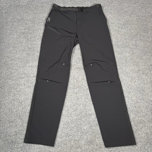 On Cloud Running Trek Pants Black Activewear Pockets Lightweight Men's Small