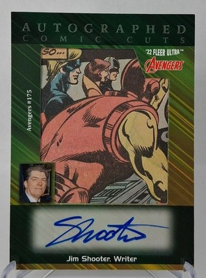 Avengers #175 Jim Shooter Autographed Comic Cuts 01/10 ACC-AVG175 Iron Man 