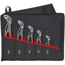 KNIPEX 5 Pc. Cobra Pliers Set In Tool Pouch