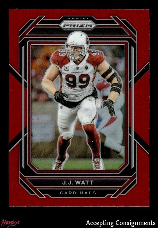 2022 Panini Prizm Prizms Red #8 J.J. Watt CARDINALS