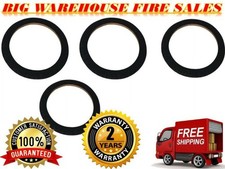 4 12" Black Carpeted MDF Car Stereo Speaker Woofer Subwoofer Sub Ring Spacer