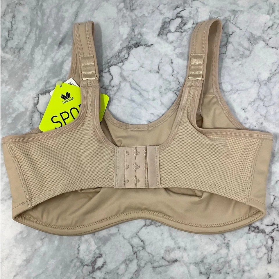 Wacoal Size 38D Sand Simone Sport Underwire Bra Full Coverage Workout K2-5 - Image 4 of 4