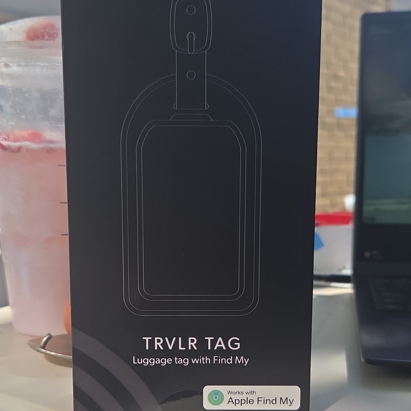 TRVLR TAG Luggage Tag with Find My - Works with Apple Find My Network