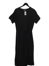Oliver Bonas T-Shirt Midi Dress UK12 in Black