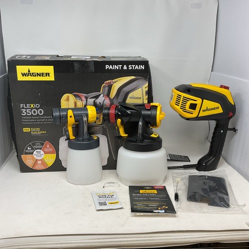 Wagner Flexio 3500 Handheld HVLP Paint Sprayer For Paint And Stain Model 2419306