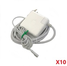Lot of 10 Genuine Apple A1343 85W MagSafe L-Tip Power Adapters for MacBook