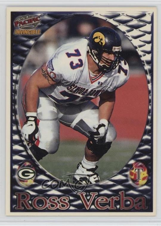 1997 Pacific Invincible Smash-Mouth Ross Verba #35 Rookie RC 05cx