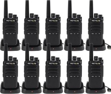 10Pack Retevis RT68B FRS long range walkie talkies 2W For Business Two Way Radio