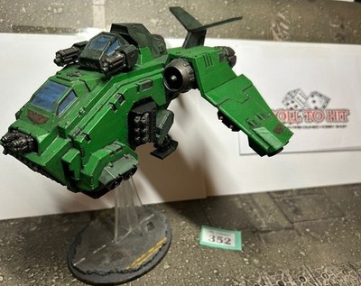 Warhammer 40k Space Marine Stormraven Gunship Assembled And Base Painted