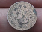 1866 Indian Head One Cent Penny- Good/VG Details