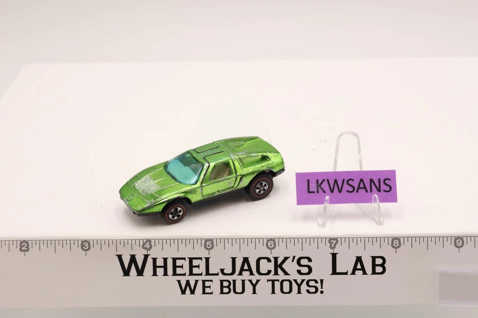 Mercedes Benz C-111 verde claro lima 1970 Redline Hot Wheels Mattel vintage RL Foto 3 de 4